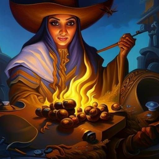 Voodoo Witchcraft Concept Art in 8k Resolution