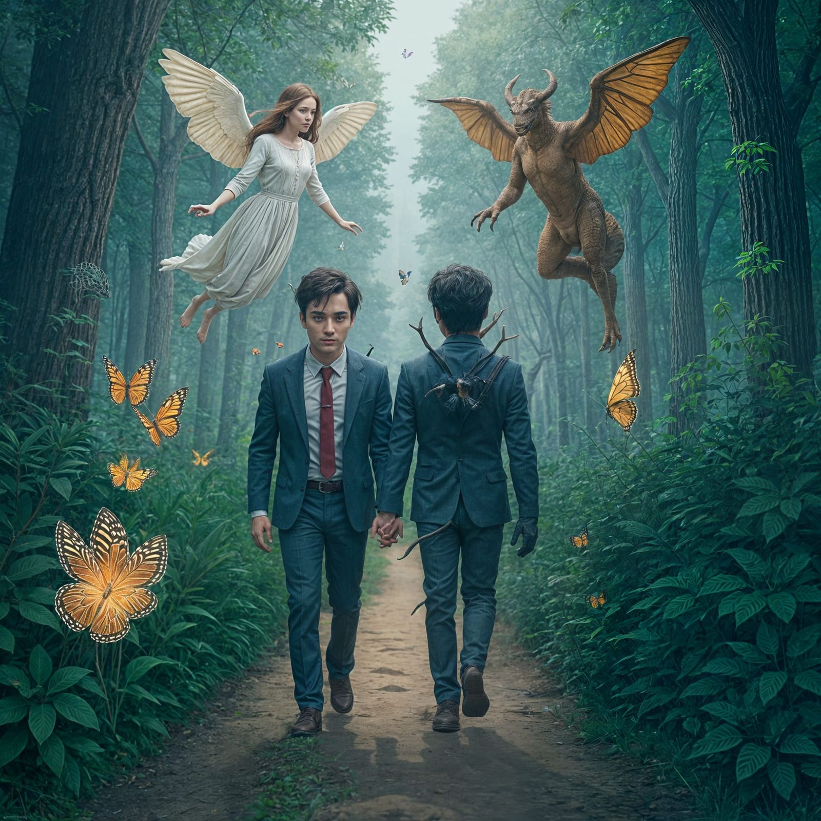 Actuarial Gods in Prehistoric Butterfly Forest