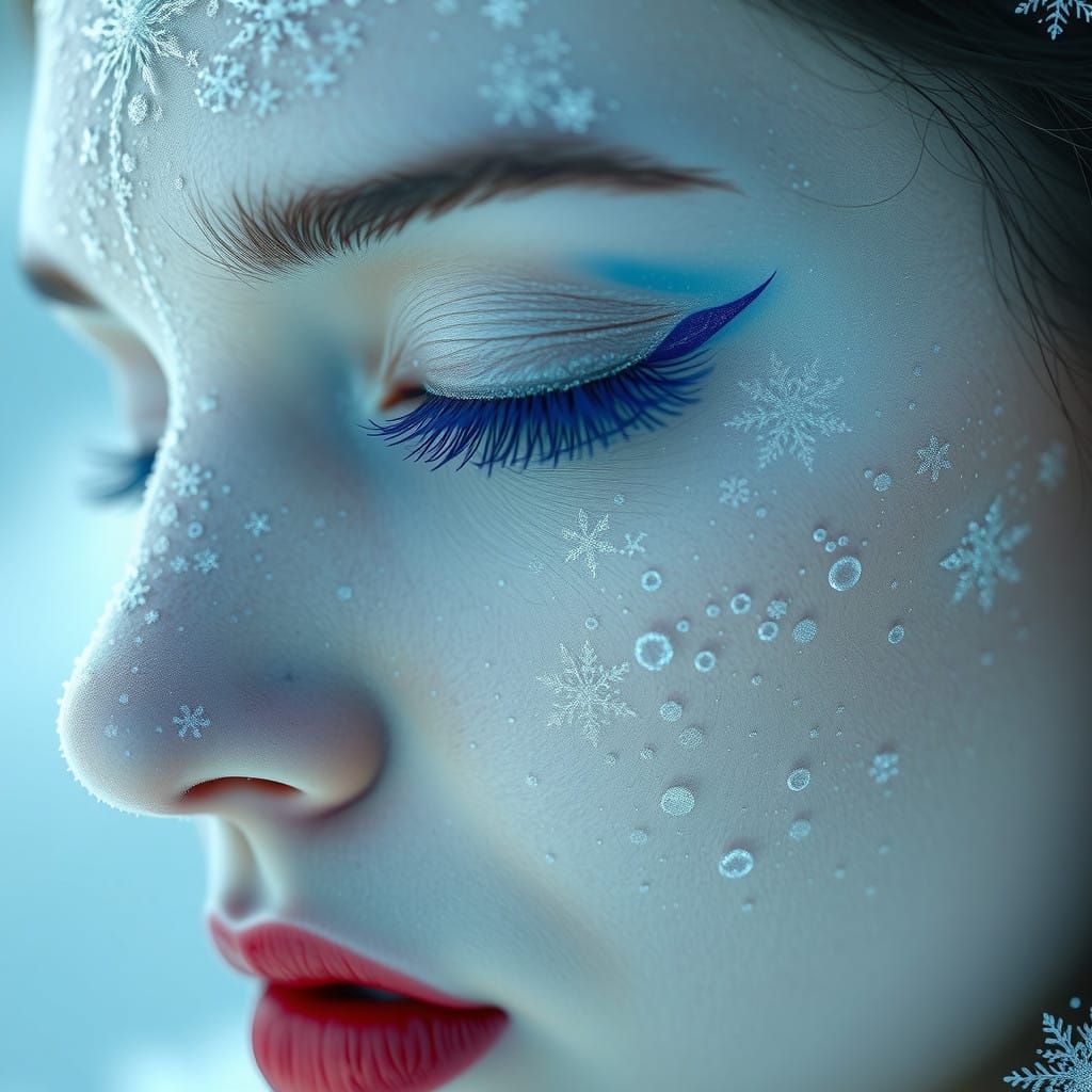 Ethereal Portrait in Digital Realism Style