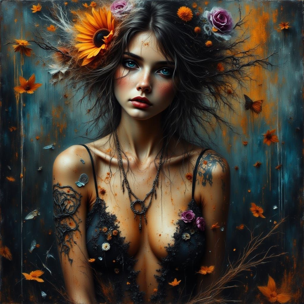 Ghostly Woman Haunted by Past Memories