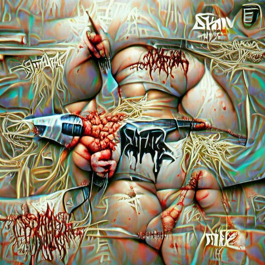 Brutal Death Metal Album Cover Art