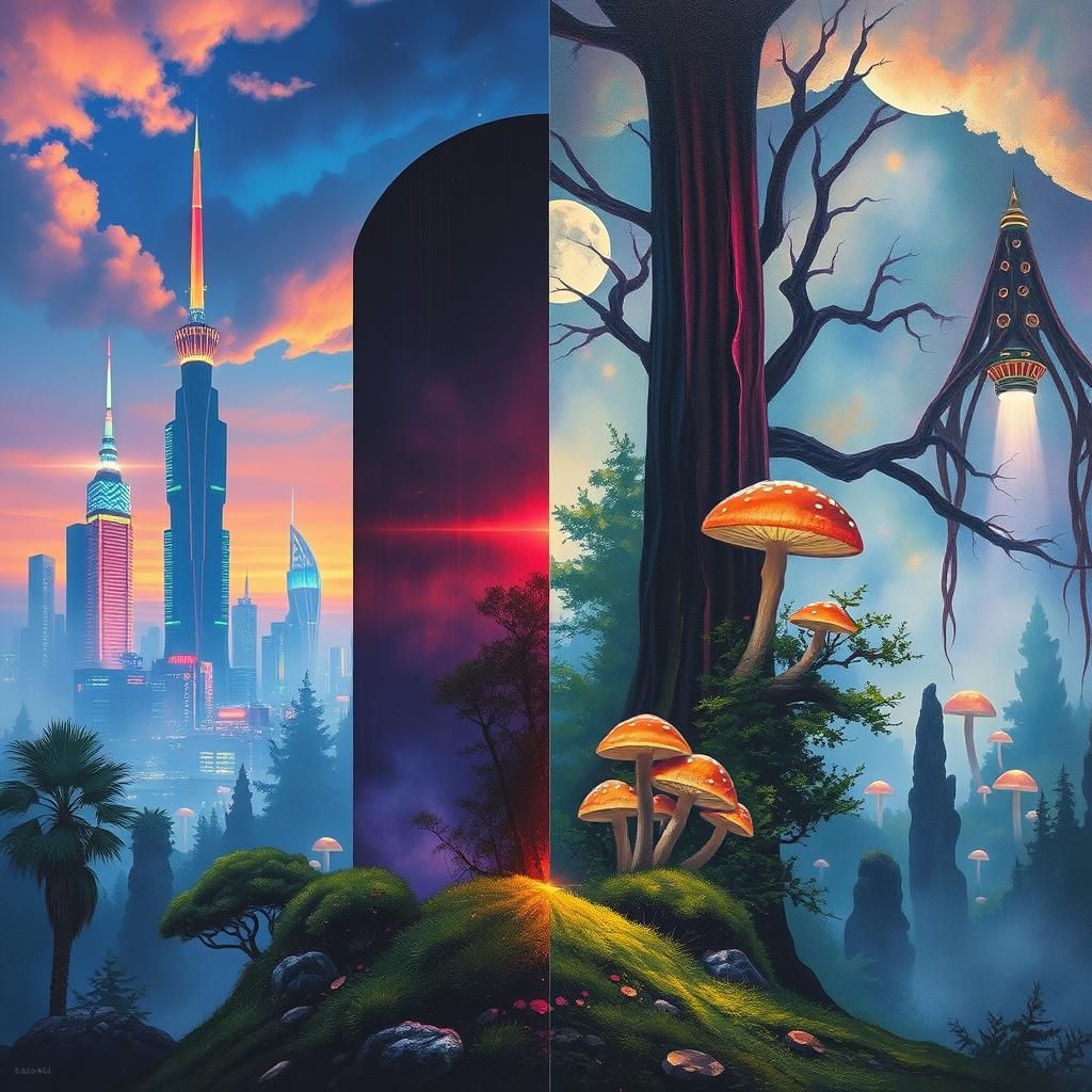 Worlds Collide: Portal to Futuristic Mysticism