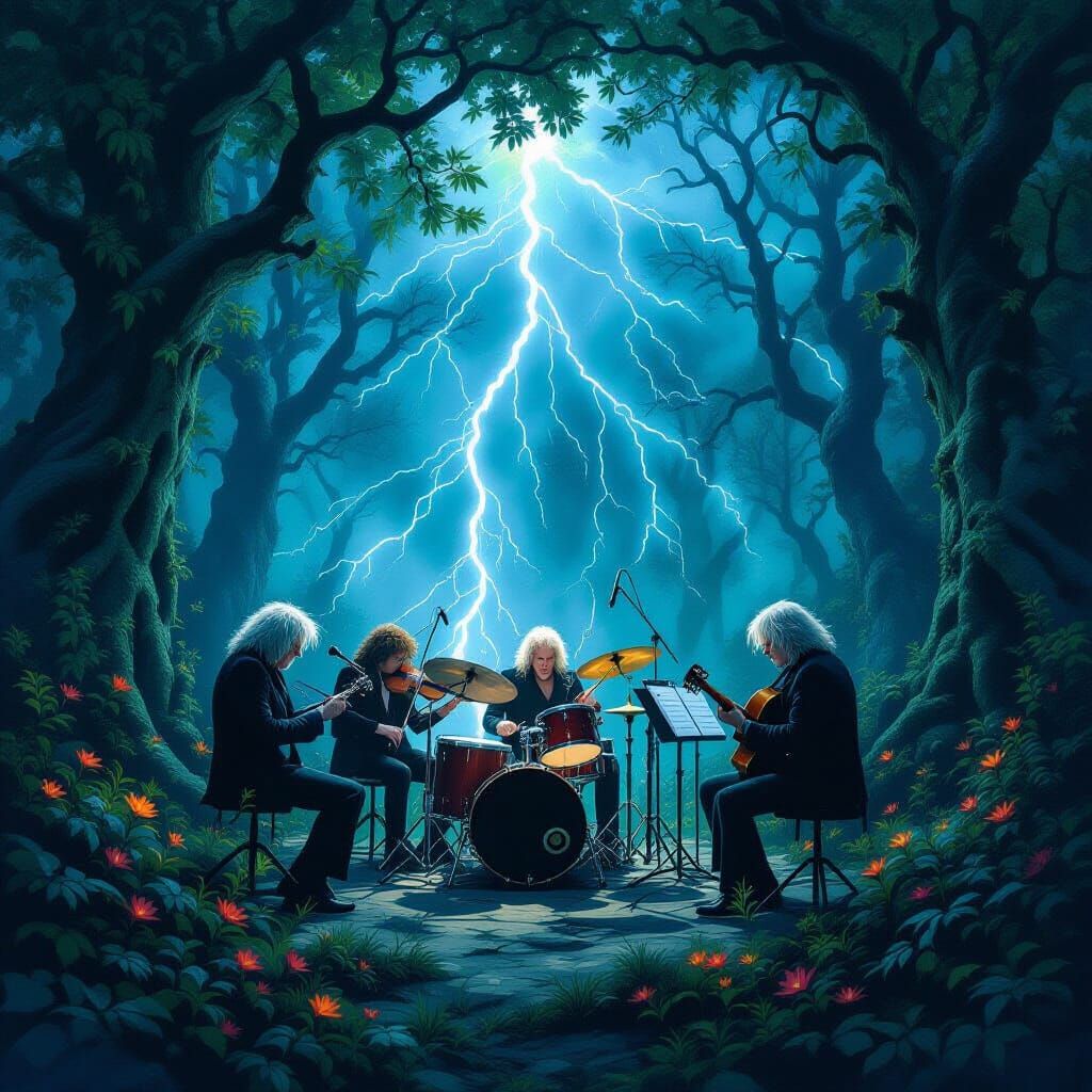 King Crimson in Stormy Enchanted Forest Concert