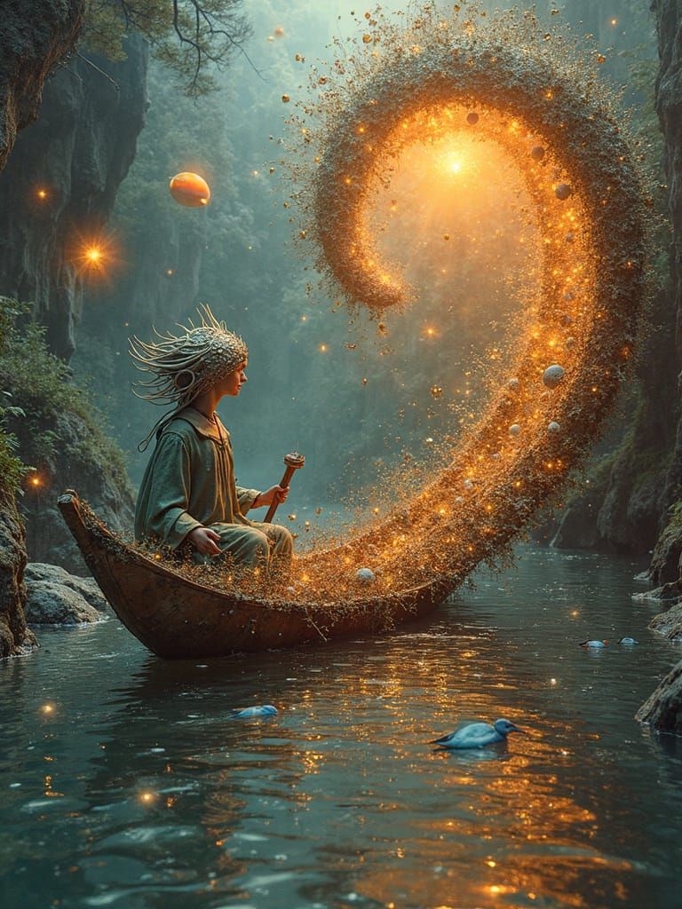 We're Not in a Gondola - 3D Sculptural Collage