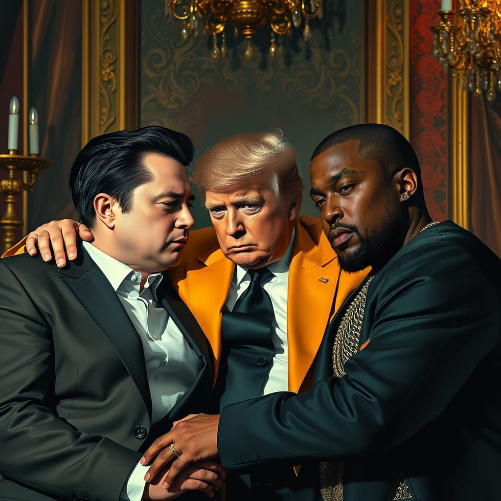 Celebrity Men in a Passionate Intimate Relationship