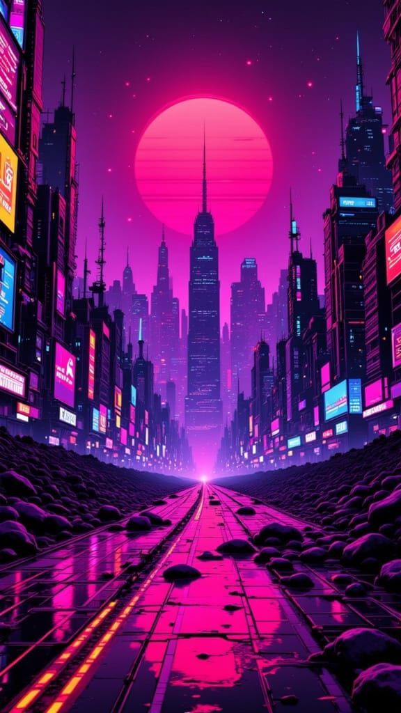 Cyberpunk Skyline