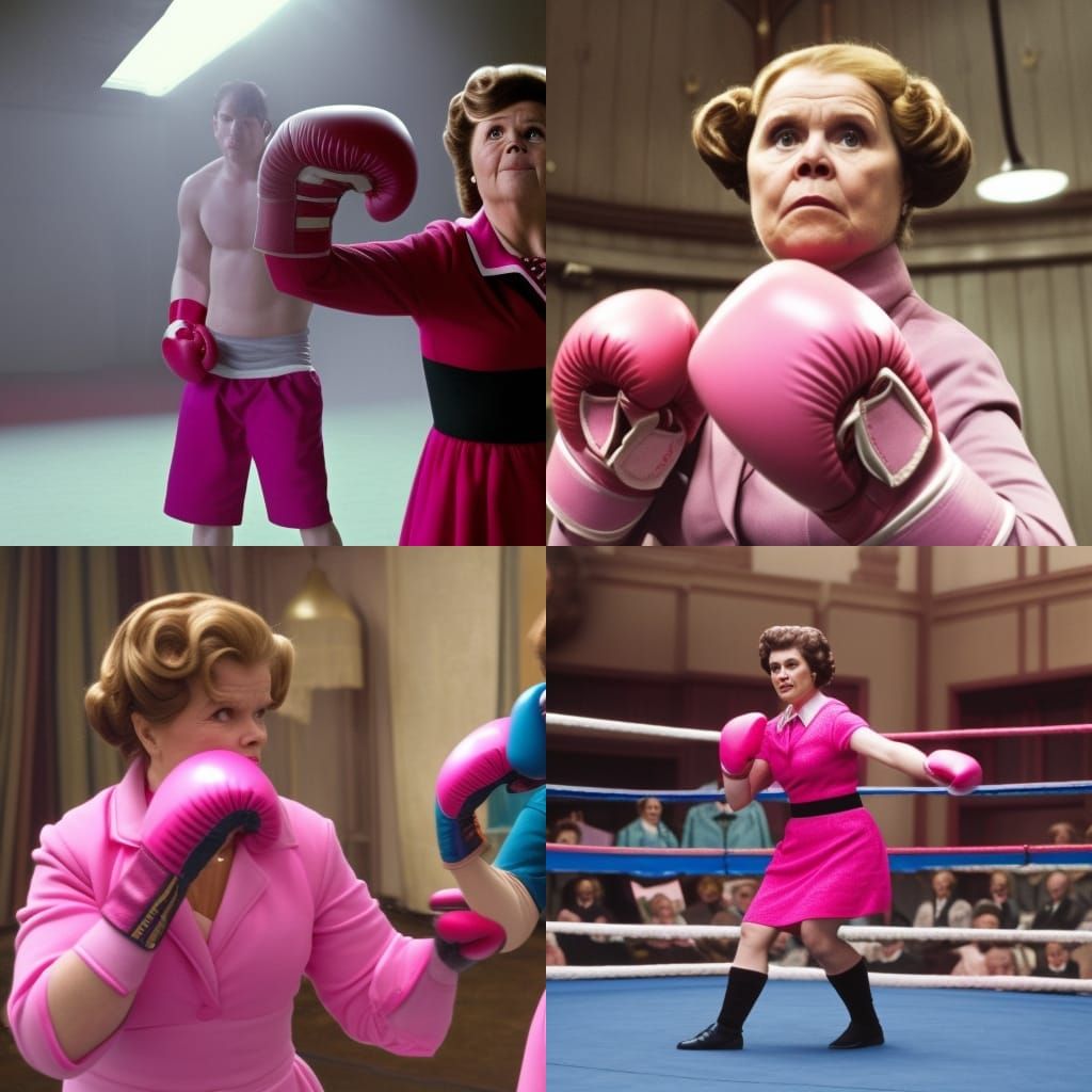 Dolores Umbridge Ready to Box