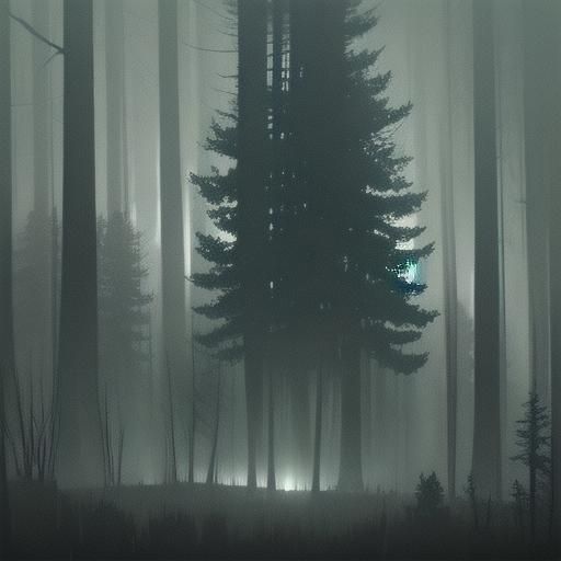 Serene Dusk Landscape in Hyper-Realistic Digital Art