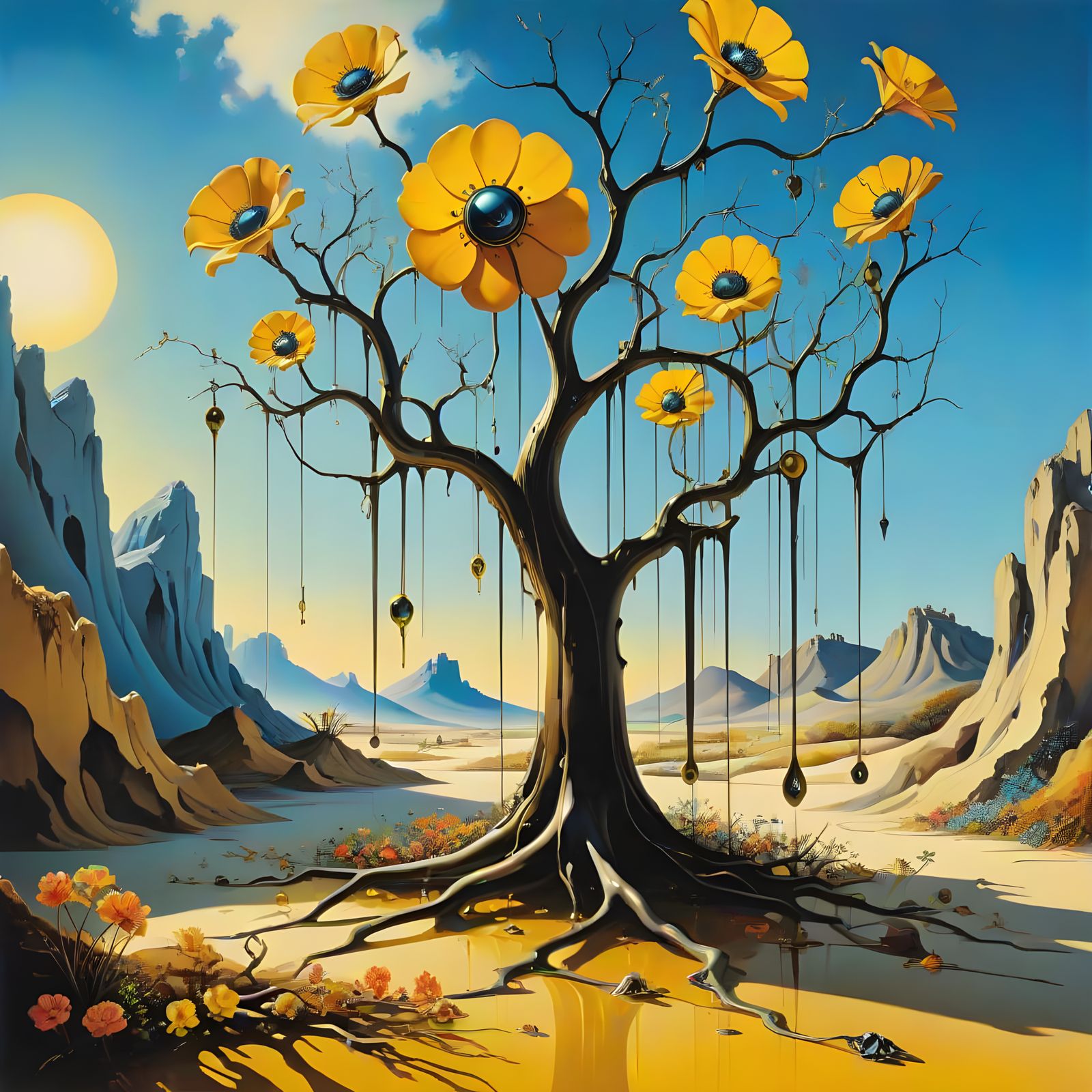 Melting Garden of Time