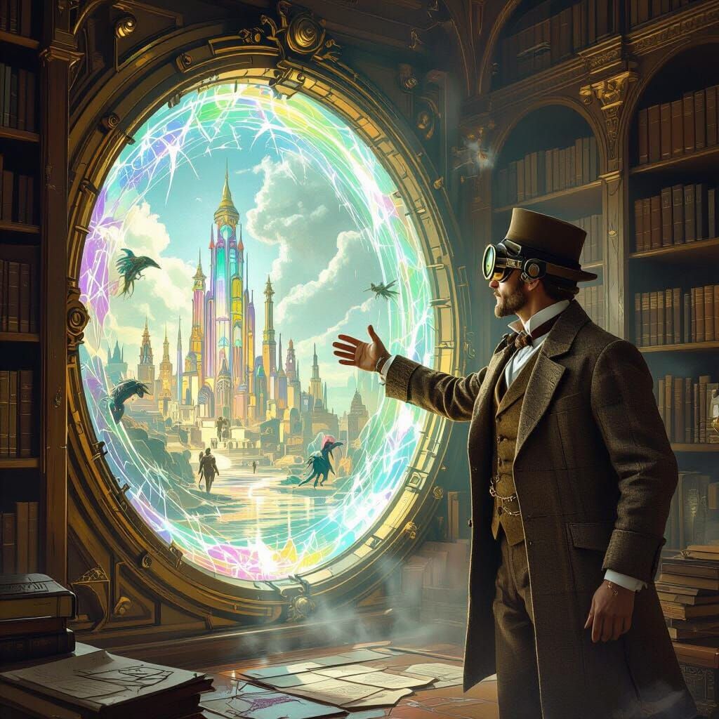 Victorian Explorer and the Dimensional Portal