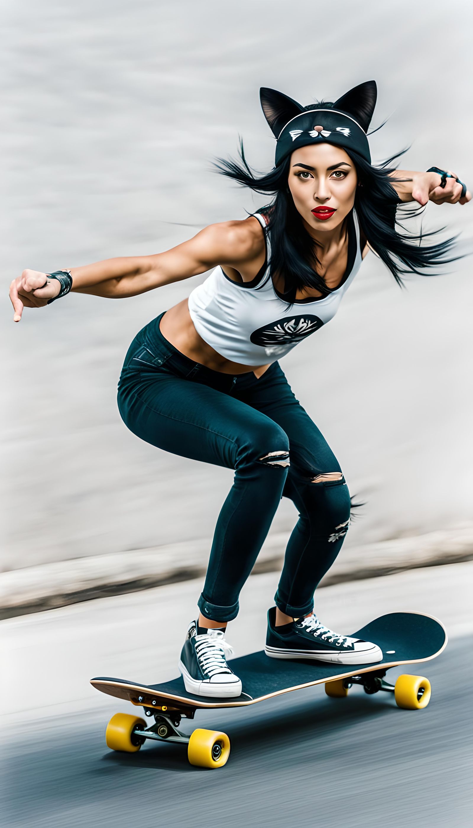 Cat ears Skateboard