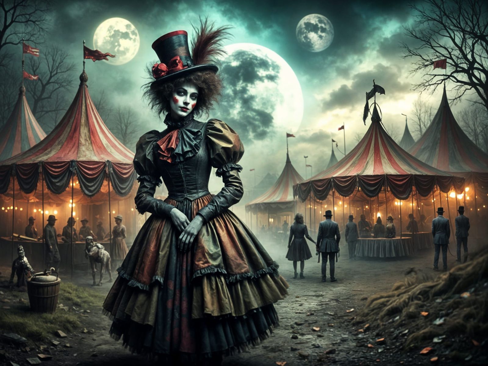 Cursed Carnival: A Circus Noir Vision