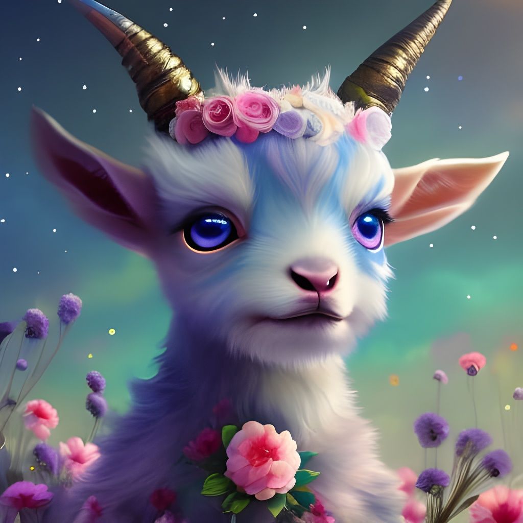 Flowery goat of the galaxy
