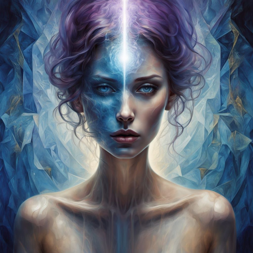 Surreal Self-Discovery: Confronting a Distorted Mirror