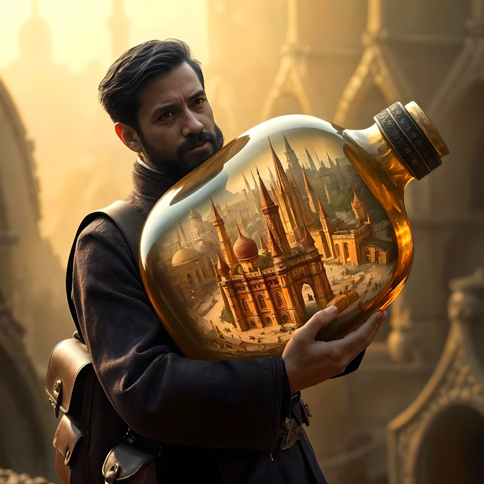 City in a Bottle: Dreamlike Metropolis