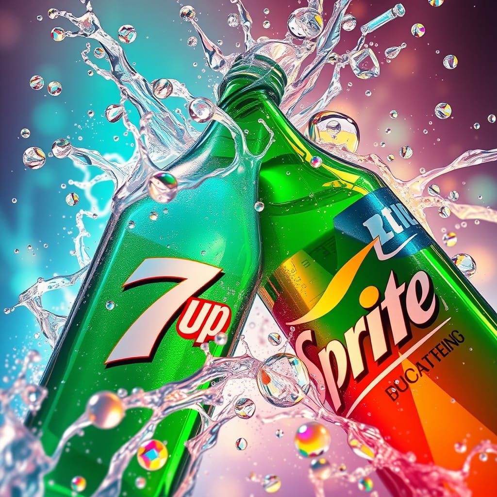 7 Up and Sprite Engage in Epic Soda Battle