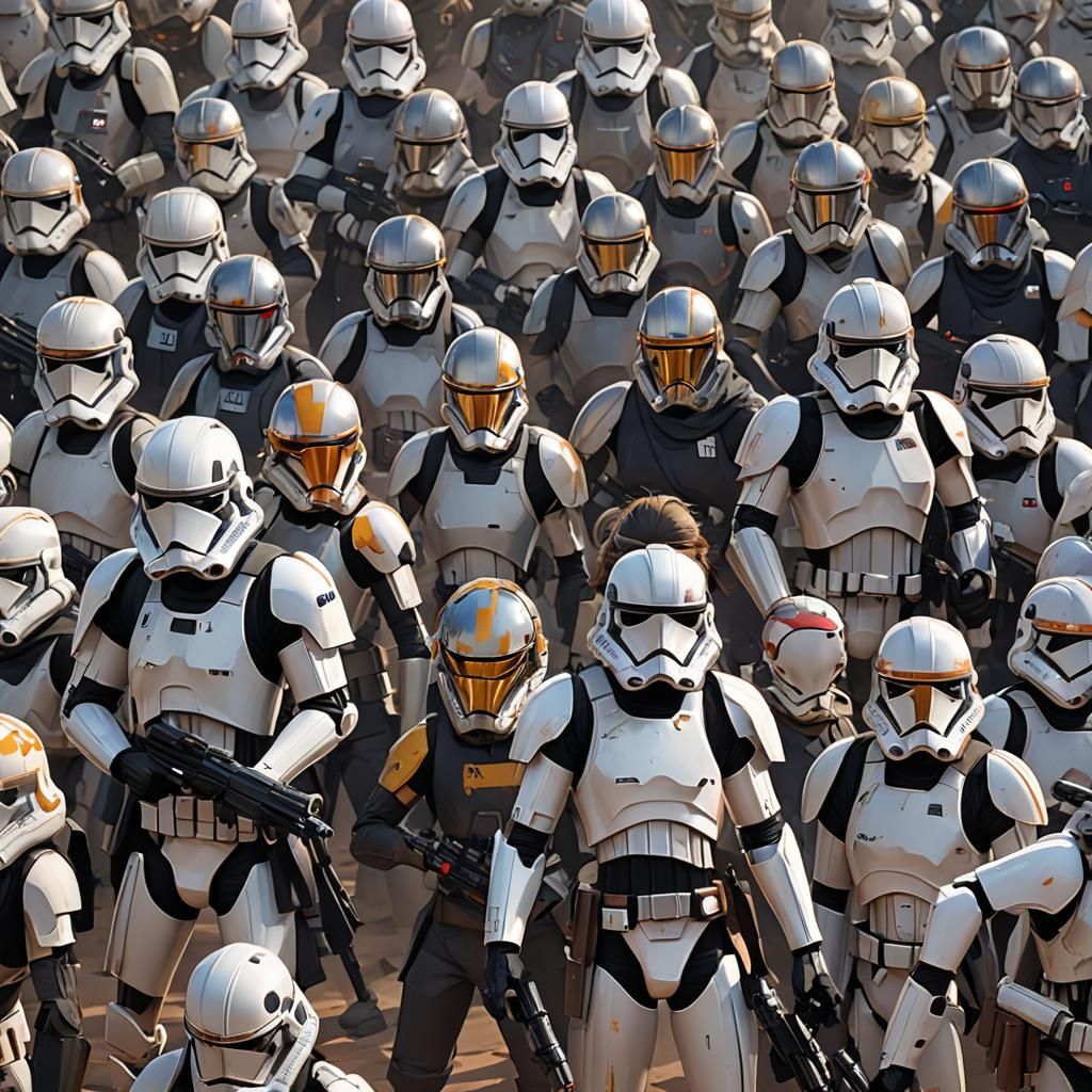 Star Wars: The Bad Batch in 3D Anime Art