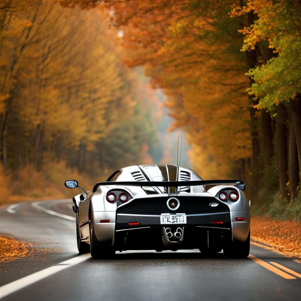 A Silver Pagani 4
