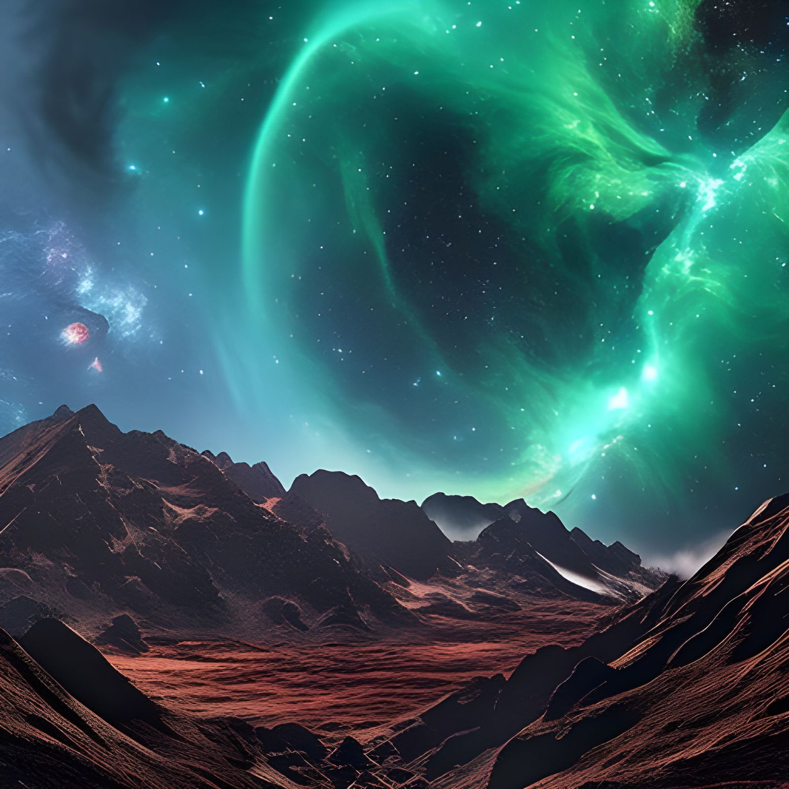 Evolving Universe: Photorealistic Cthulhu Solarscape