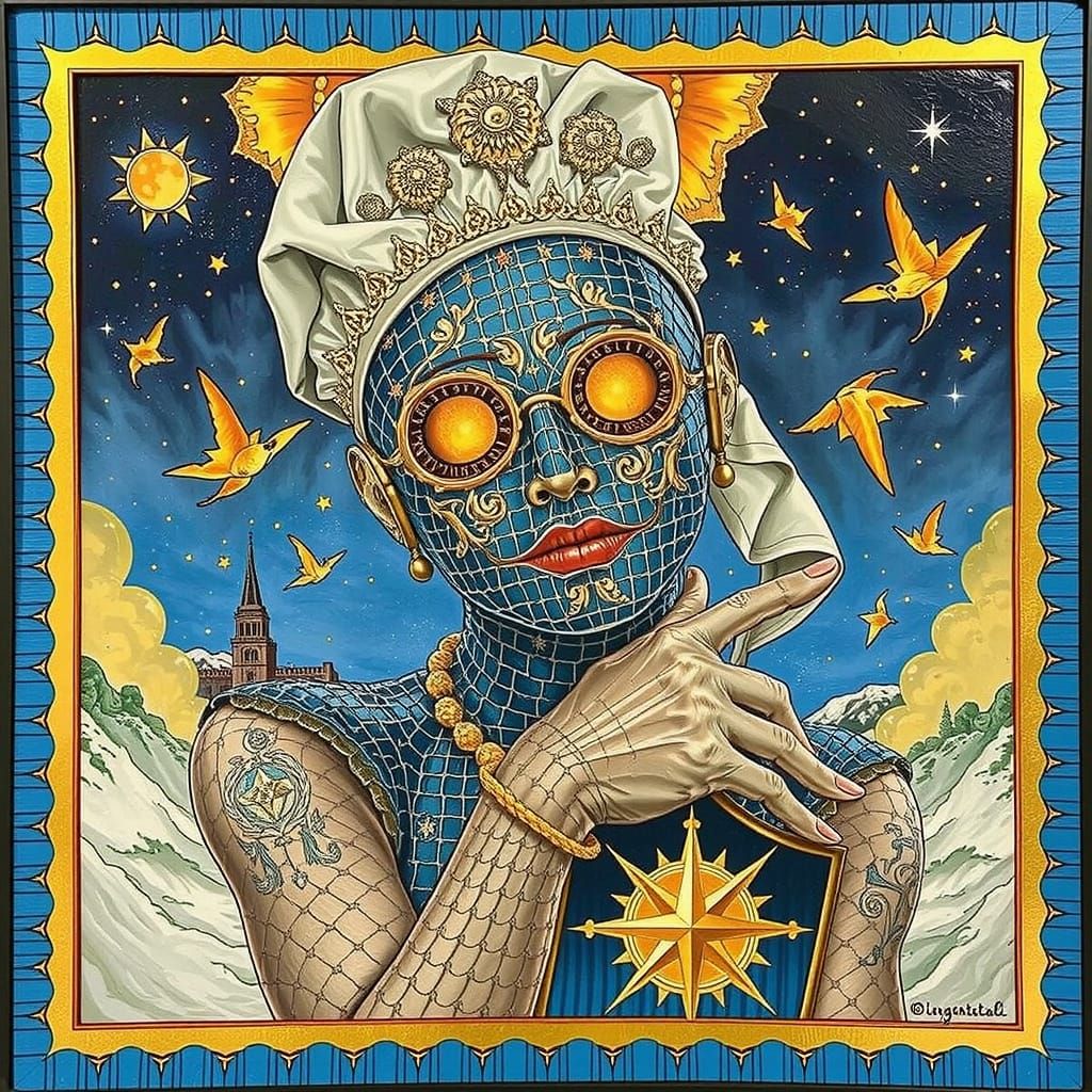 AI-Generated Hyperrealistic Image Demonstrating Extreme Deta...