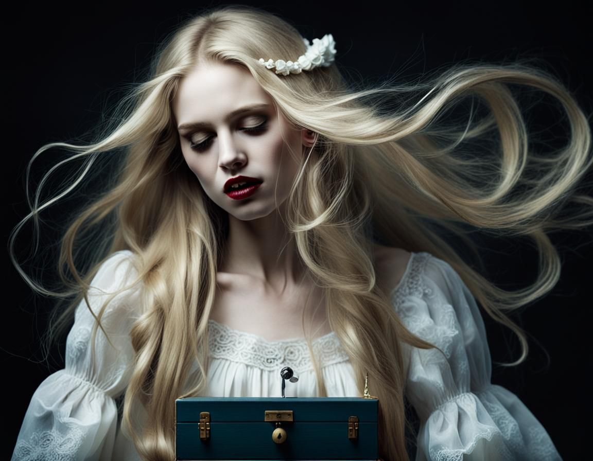 Vampire Lost in Trance with Music Box