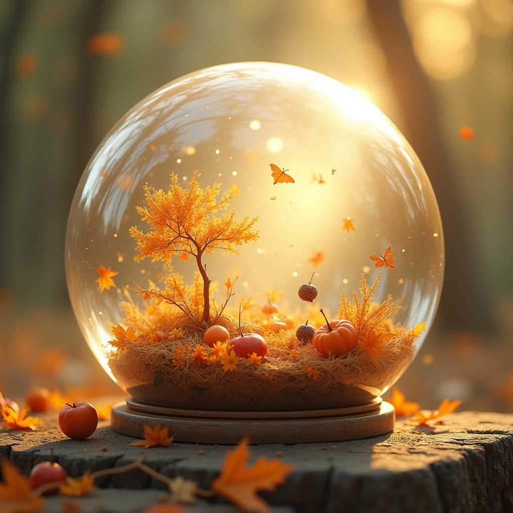 September Dreamscape: Crystal Sphere Art