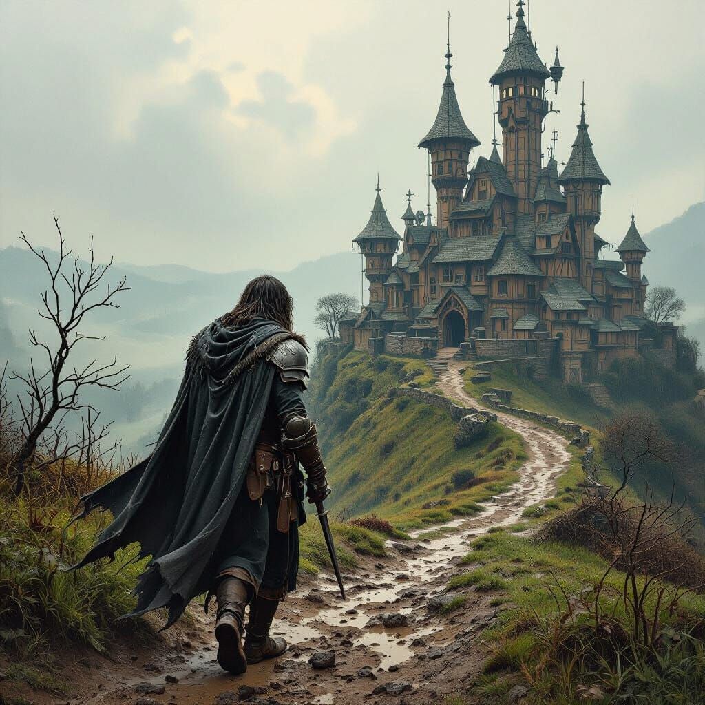 Weary Warrior Finds Mystical Village in Dreamscape