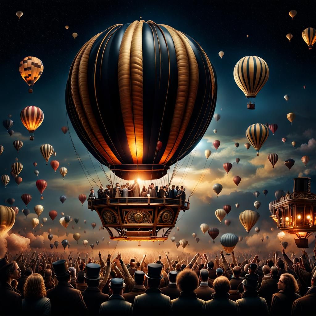 Ad Astra - 1783: The Montgolfier Brothers launched the first hot air balloon