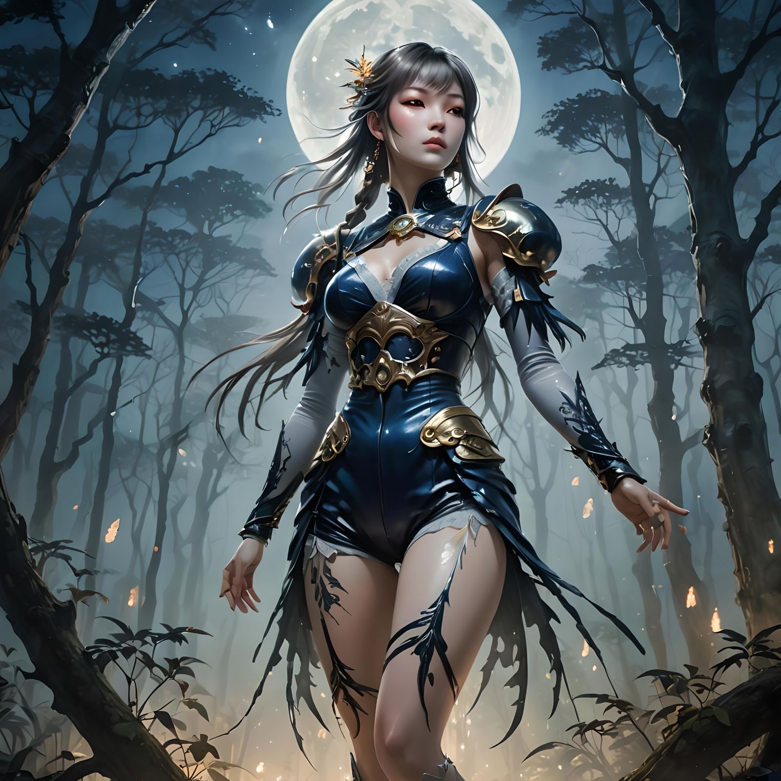 Kasumi from Dead or Alive: Digital Rendering