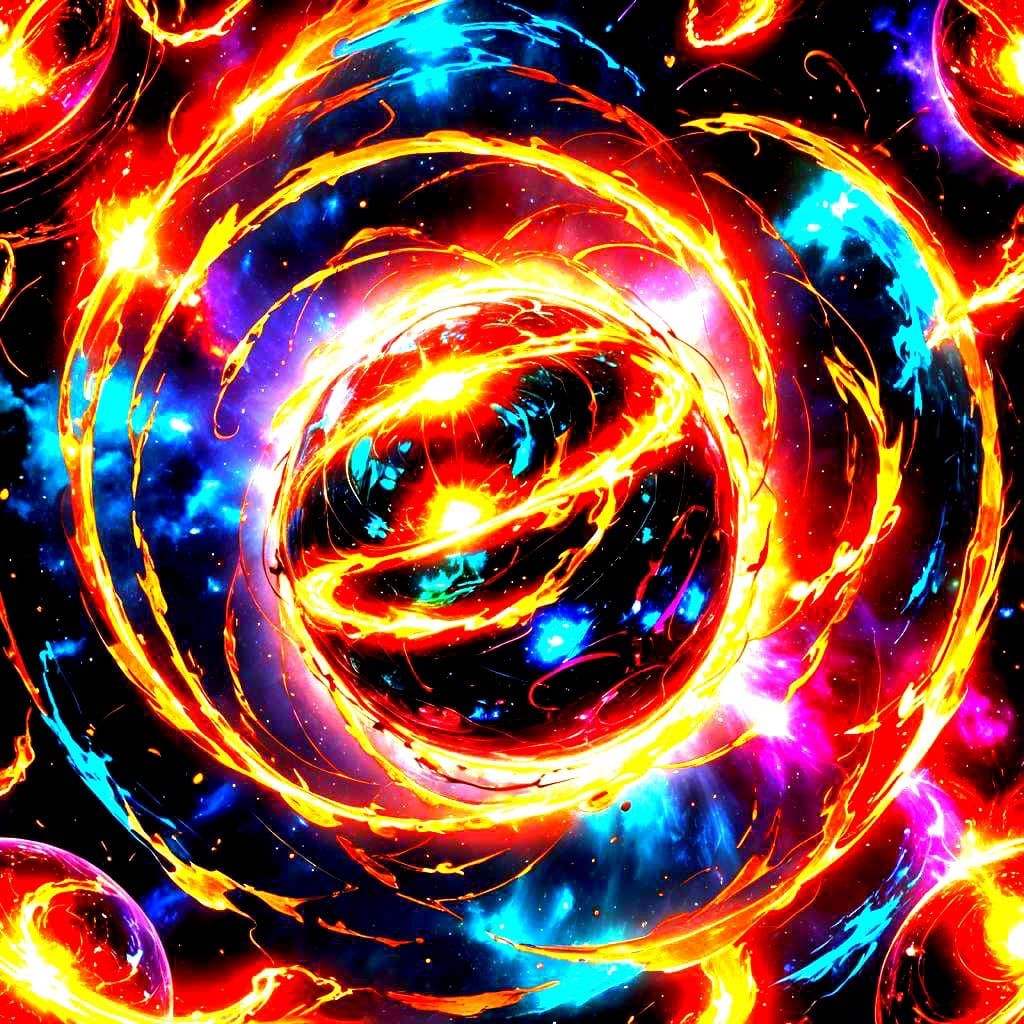 Cosmic Orb of Fire and Electricity