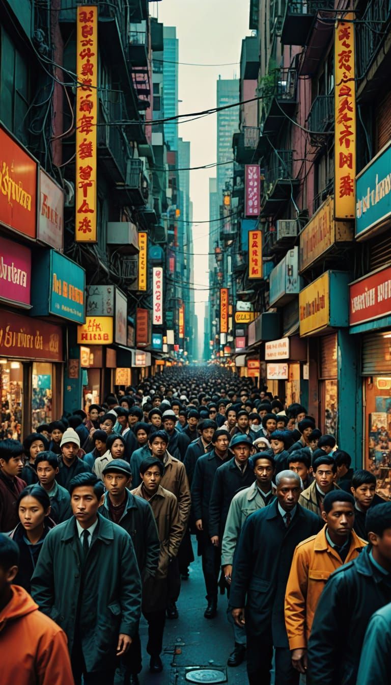 Surreal Urban Dreamscape in Cinematic Photo Style