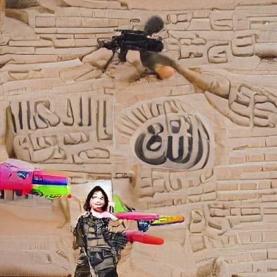 Dramatic Desert Battle Scene in High Definition