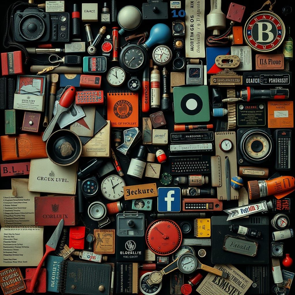 Dark Web Mashup in Cyberpunk Neon