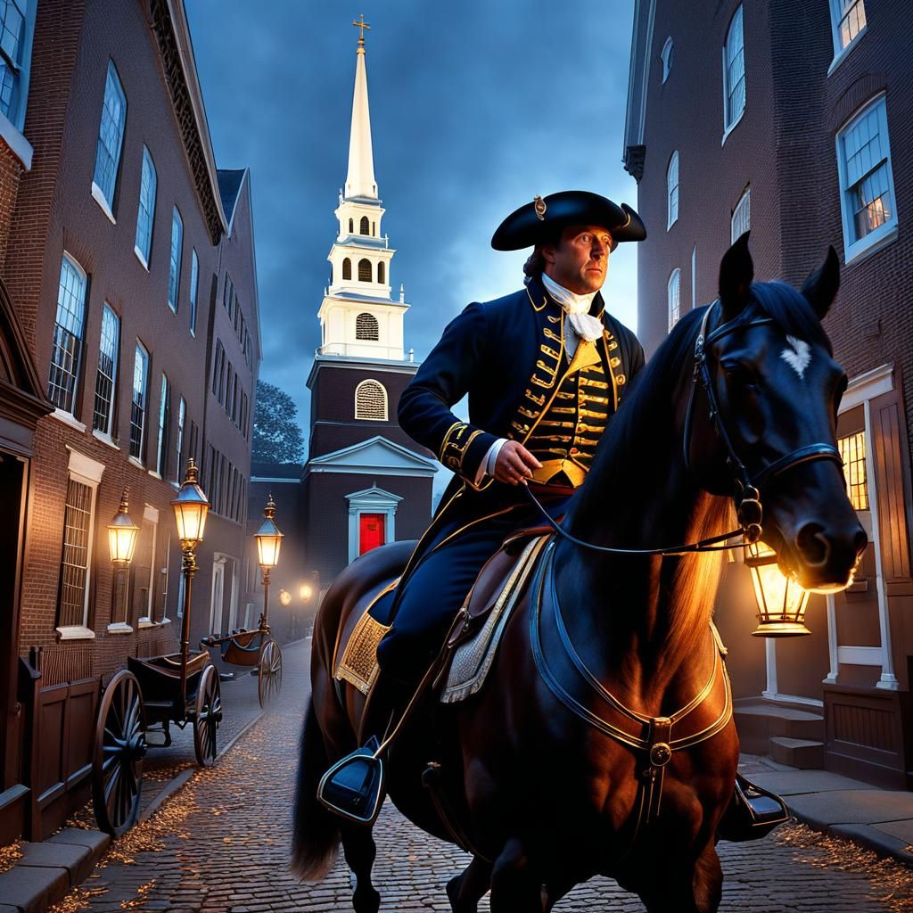 Paul Revere's Ride: A Matte Painting in 8K