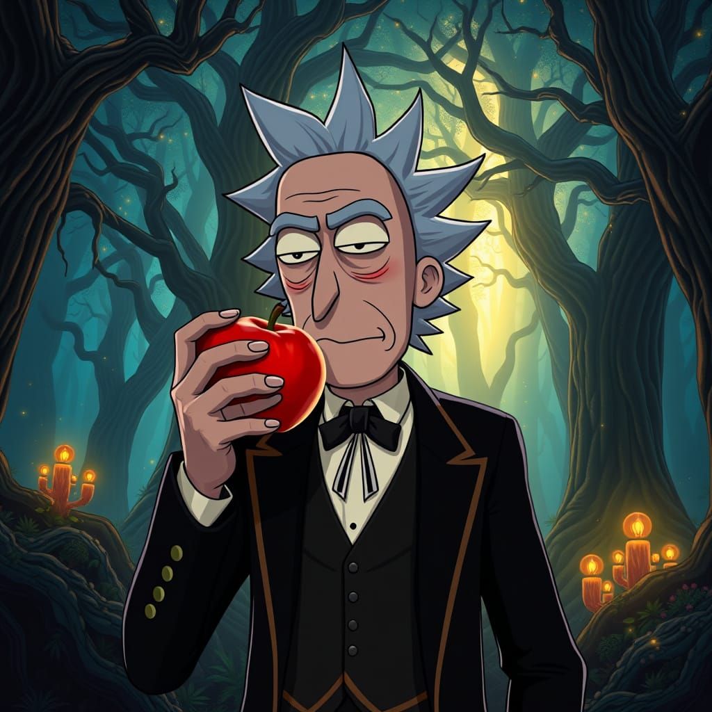 Rick and Morty's Abradolf Lincoler Devours a Juicy Apple in ...
