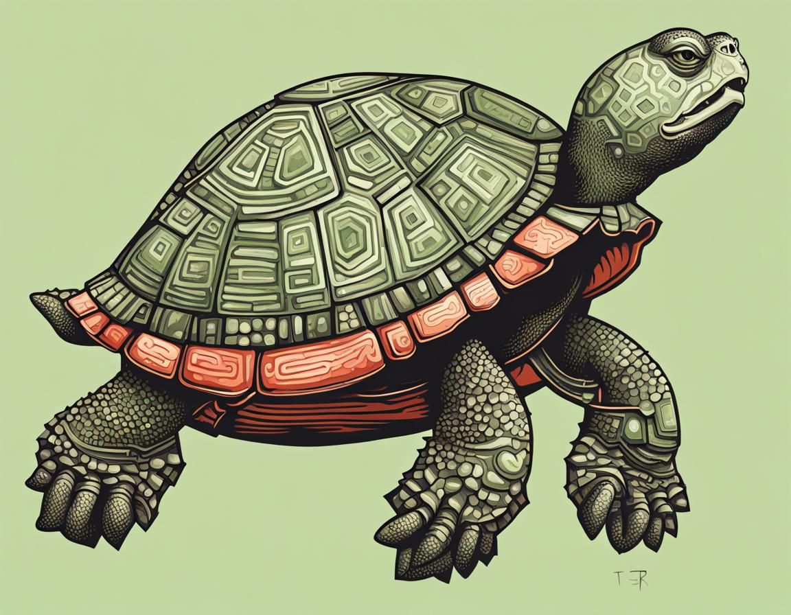 Typographic Art: T is for Terrapin