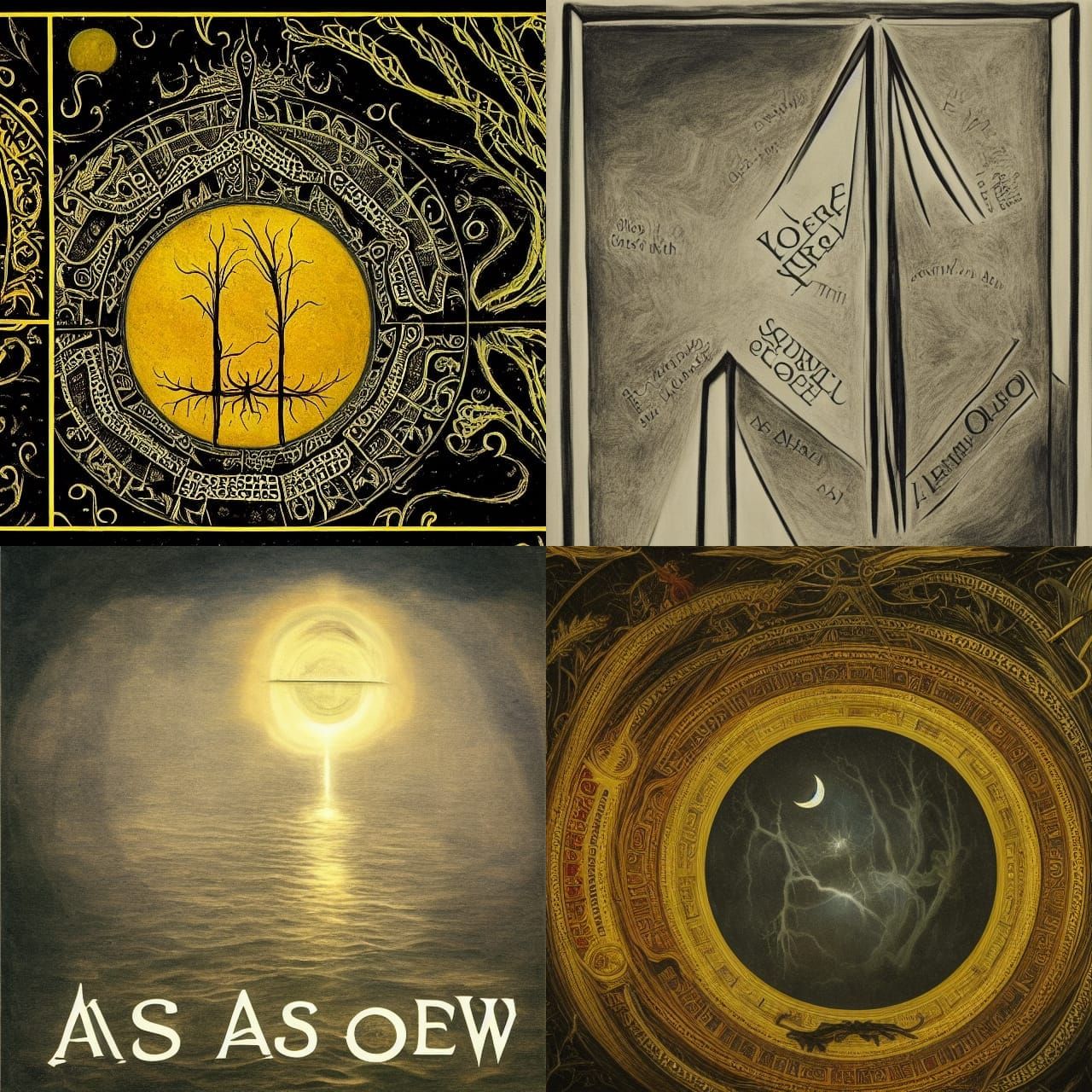 Mirrored Landscape Reflecting 'As Above, So Below'