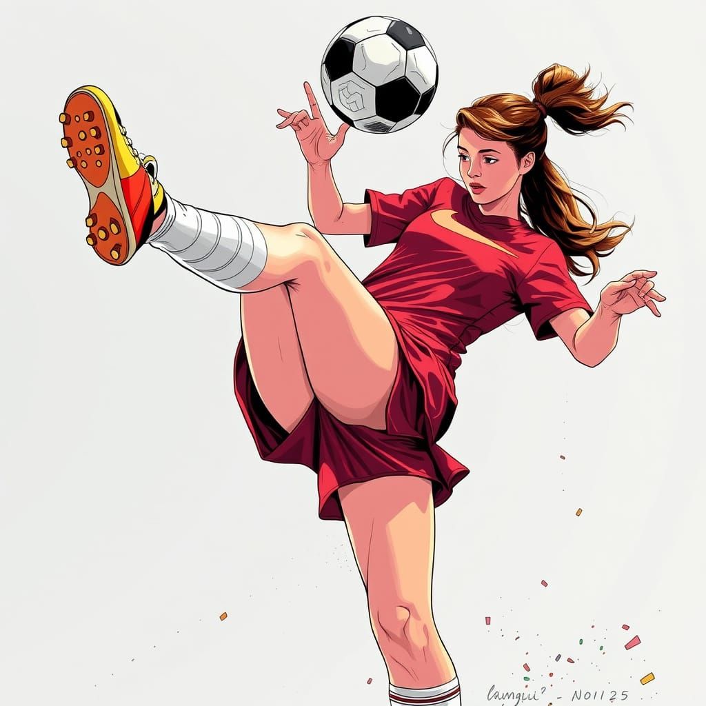 Overhead Bicycle Kick in Lucio Fulci Style