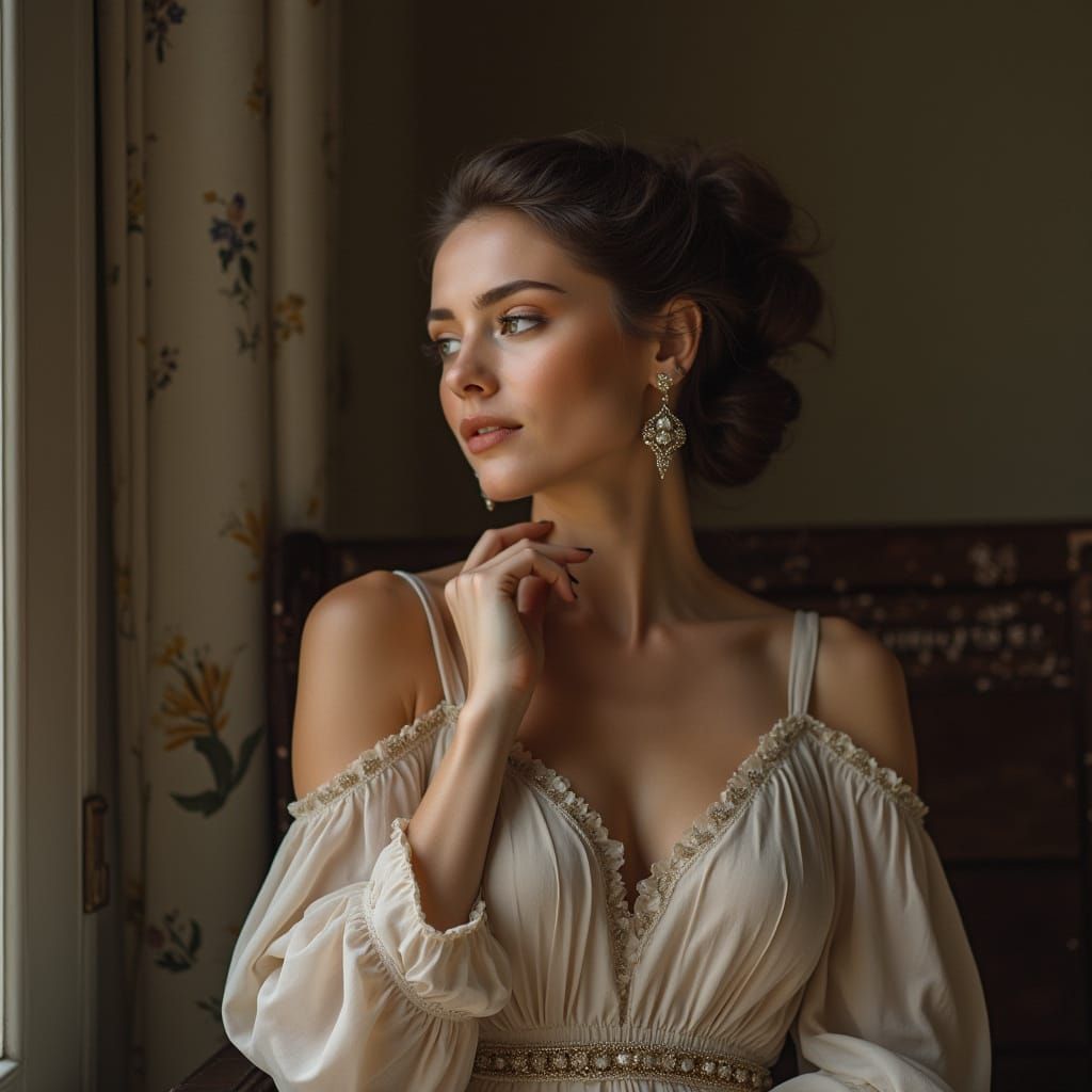 Elegant Woman Portrait