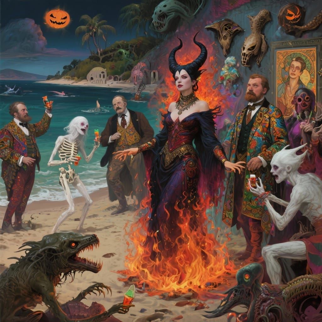 Surreal Halloween Costume Party on Dr. Moreau's Island