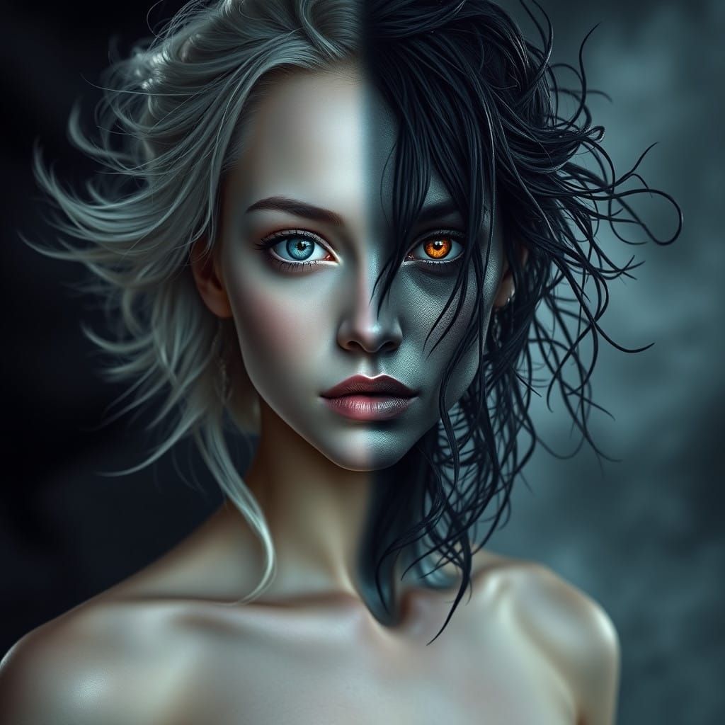 Ethereal Contrast: Serene Psychic vs Feral Psyche