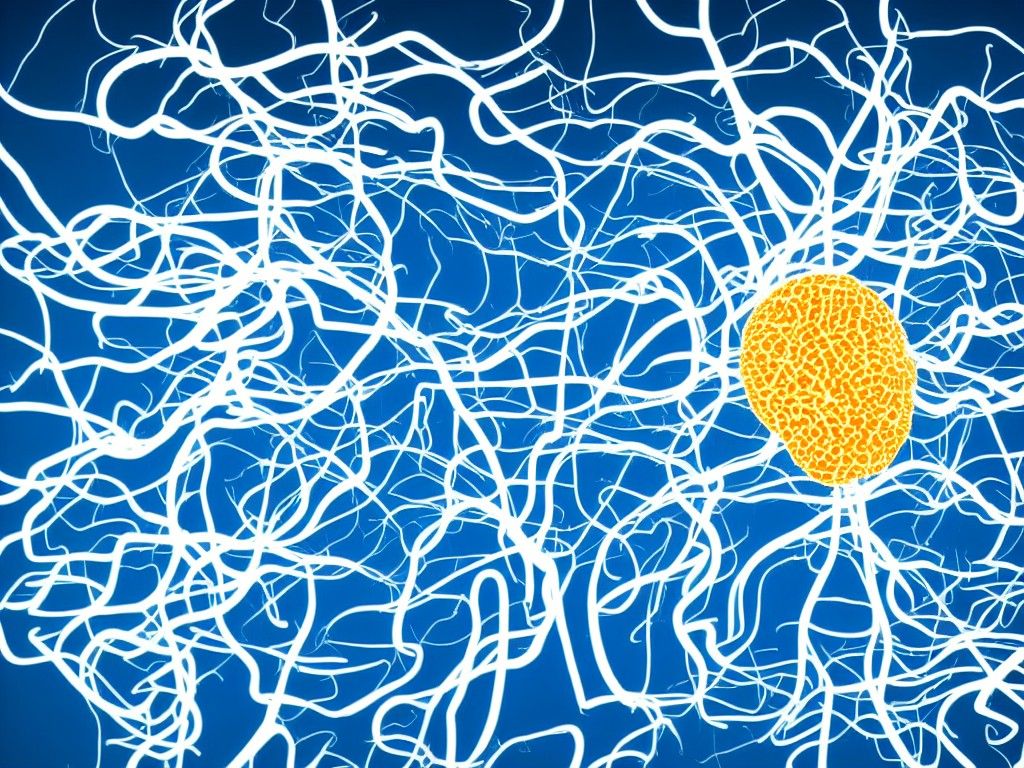 Static Electricity Inside a Human Brain
