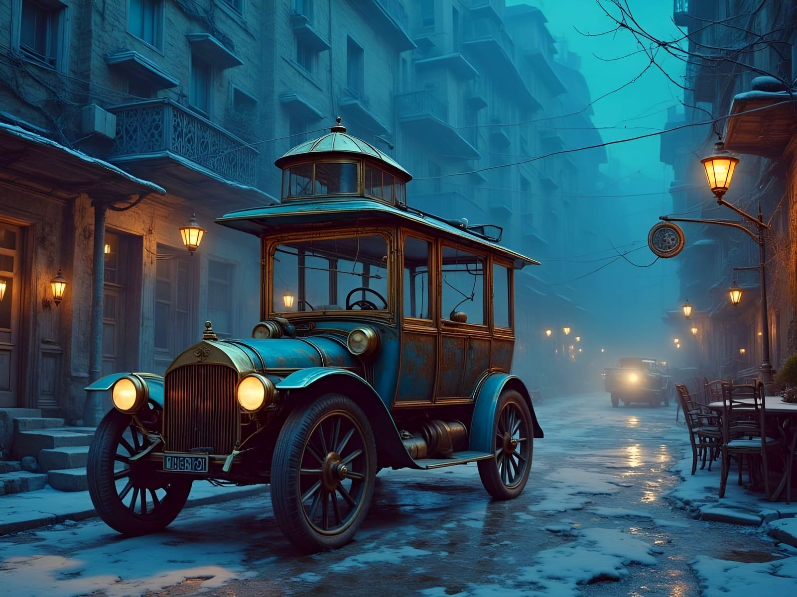 Just warming the old girl up...