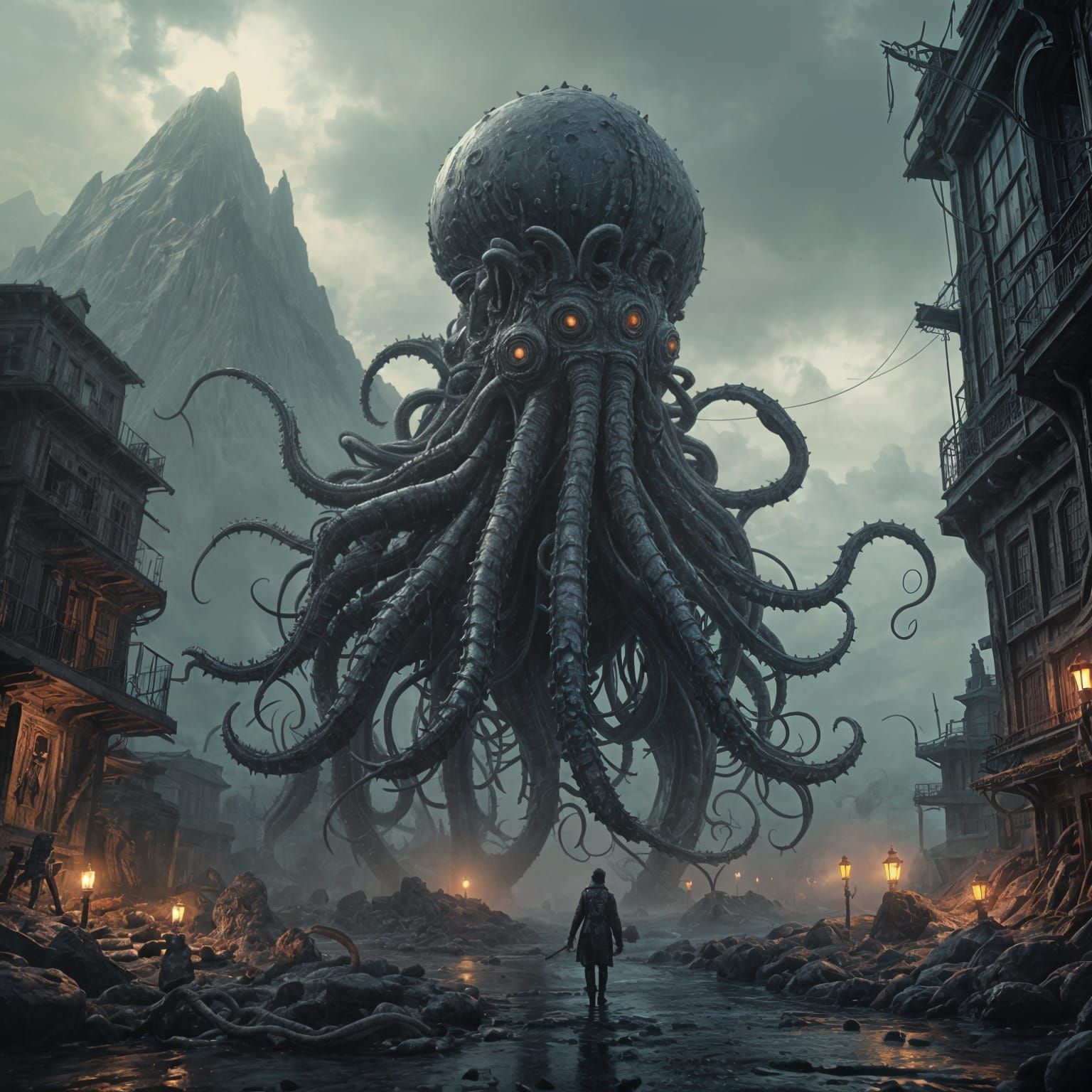 Elder God Revealed in Cosmic Horror