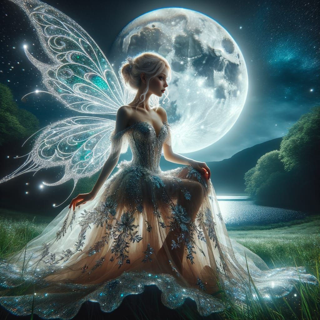 Enchanted Fairy in Lunar Glow