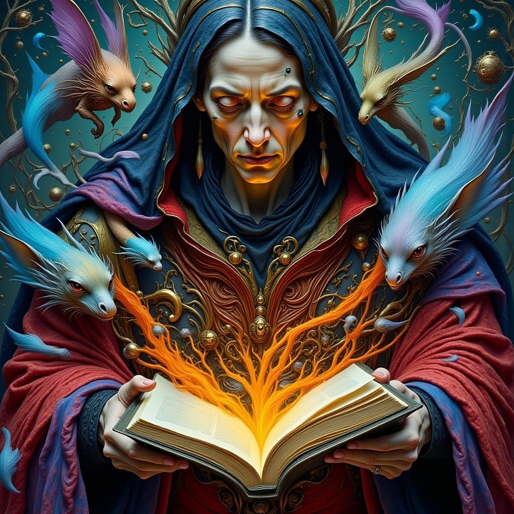 Mystic Spellcaster Unfolds Ancient Secrets in Graffiti Maste...