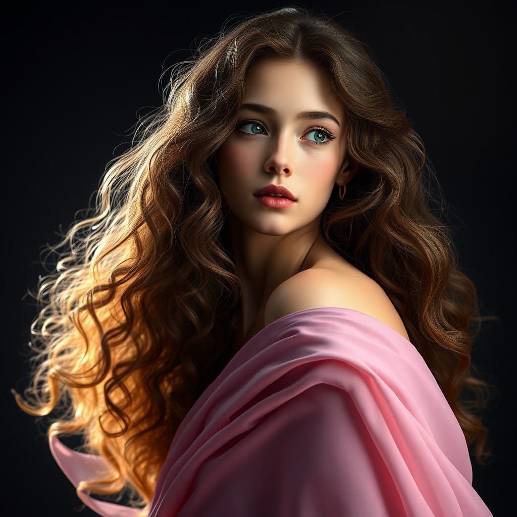 Ethereal Portrait in Dreamlike Fantasy Style