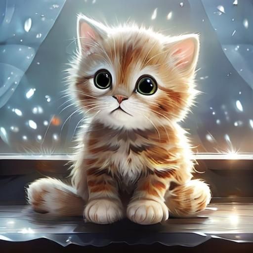 Cat Lounging on a Sunny Window Sill