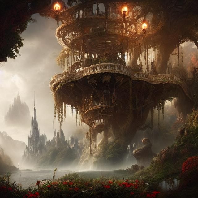 Wonderland: Epic Cinematic Digital Matte Painting