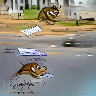 Chipmunk Politician Campaigning in Birmingham, Alabama